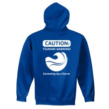 Adult 8 oz Pullover Hood Sweat - Tsunamis Swim Team Logo