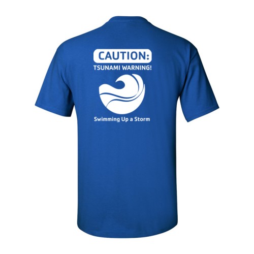 Youth 5.4oz 100% Cotton Tee-  Tsunamis Swim Team Logo