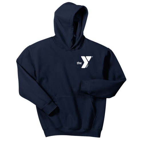 Youth 100% Polyester Pullover Hood Sweat - Breakers Swim Team Logo