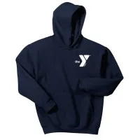 Youth 8 oz Pullover Hood Sweat - Breakers Swim Team Logo