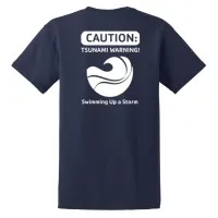 Youth 5.4oz 100% Cotton Tee-  Tsunamis Swim Team Logo