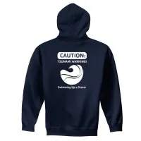 Youth 8 oz Pullover Hood Sweat - Tsunamis Swim Team Logo