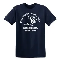 Adult 100% Polyester Tee -  Breakers Swim Team Logo